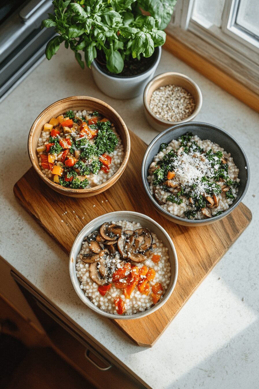 pearl barley vegetable risotto