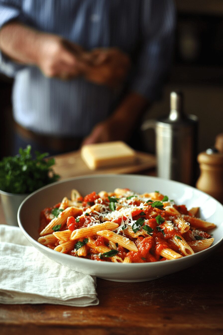 penne arrabbiata