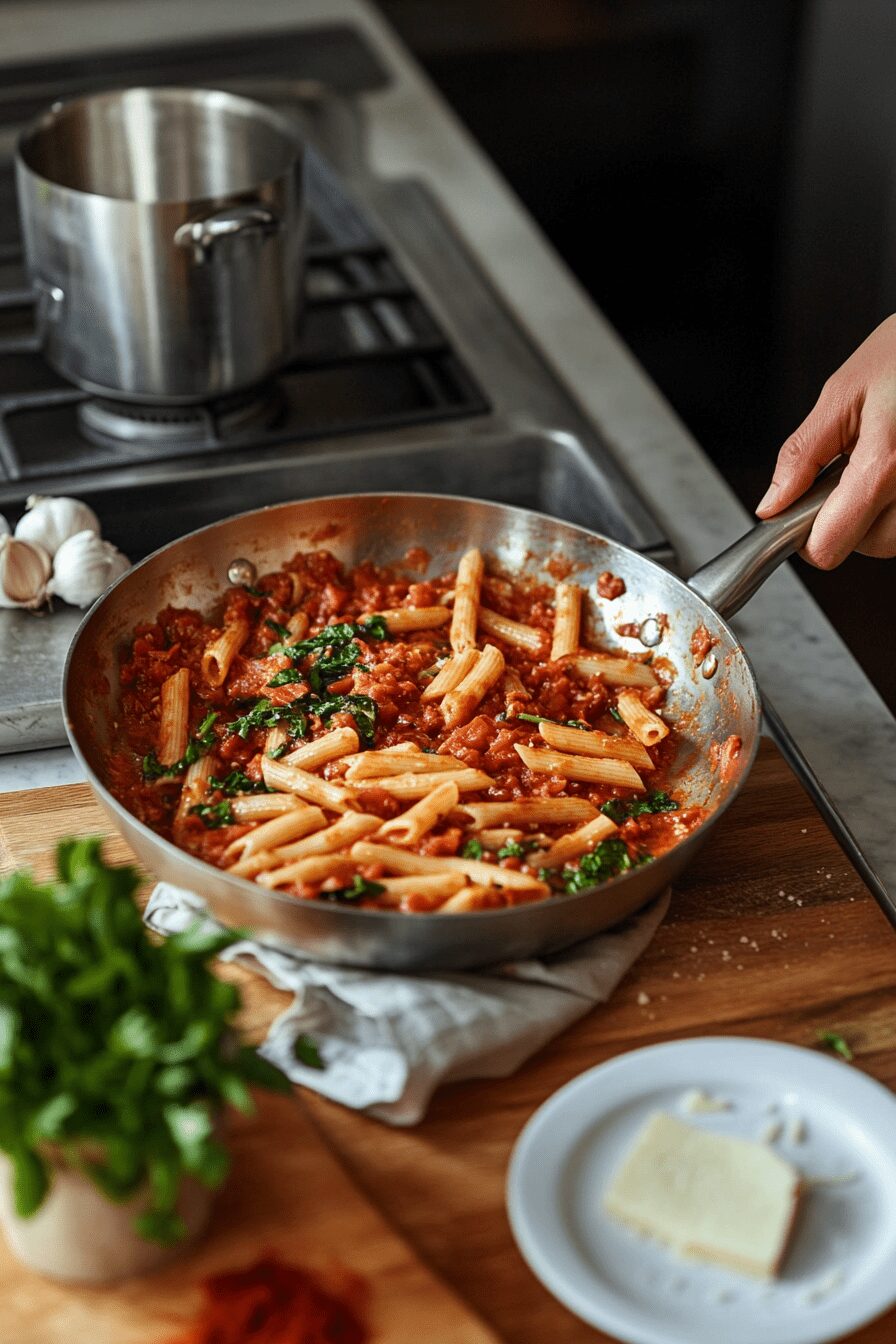 penne arrabbiata