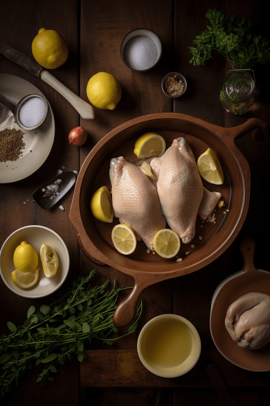 poached chicken