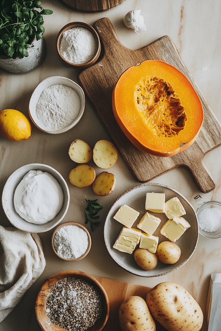 red kuri squash manti