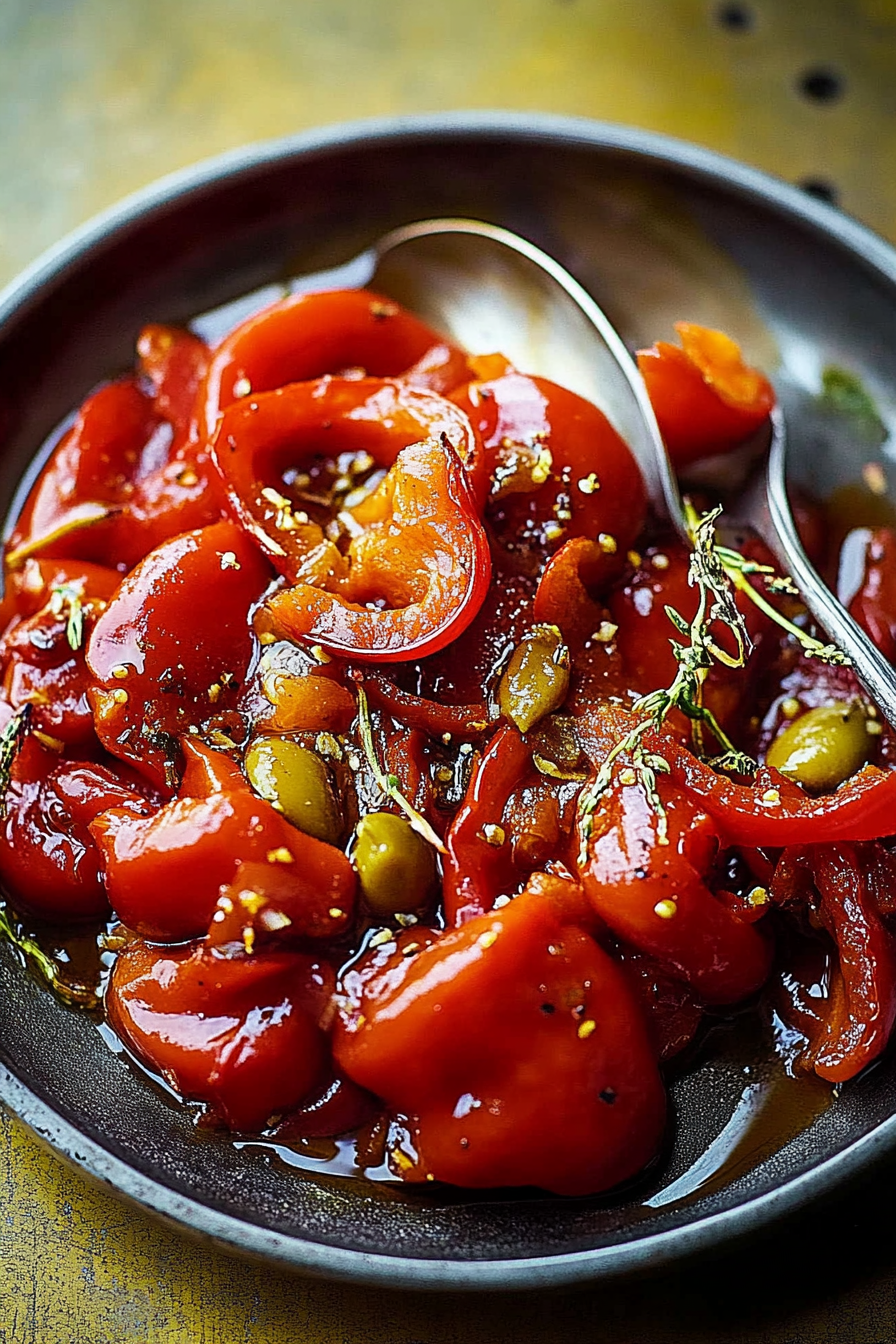 roasted red pepper salad