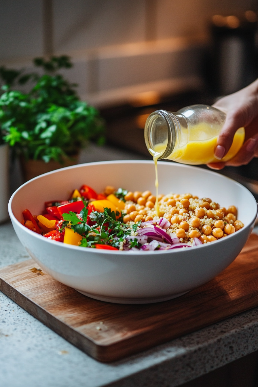 roasted red pepper salad