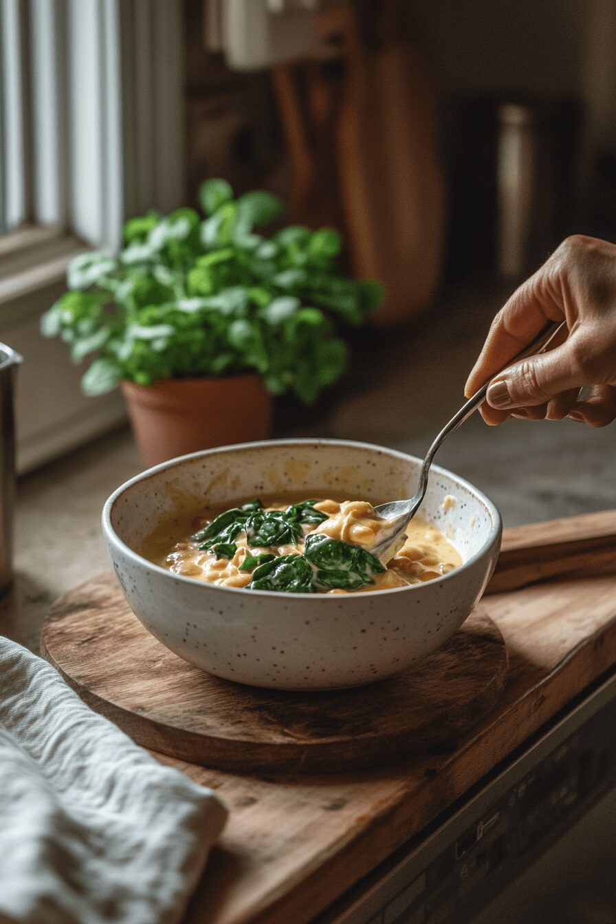 savory curried butter beans