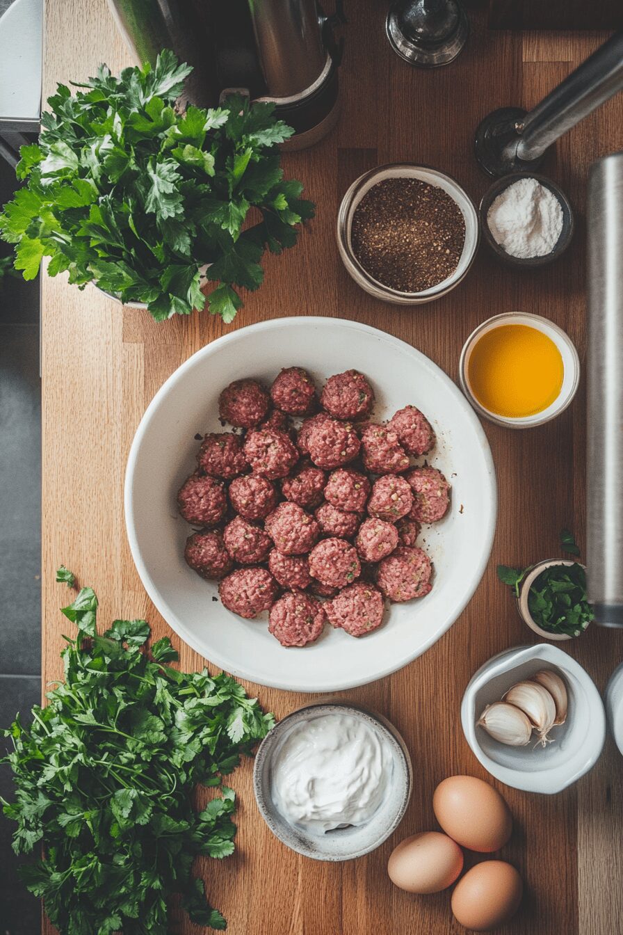 spiced lamb meatballs