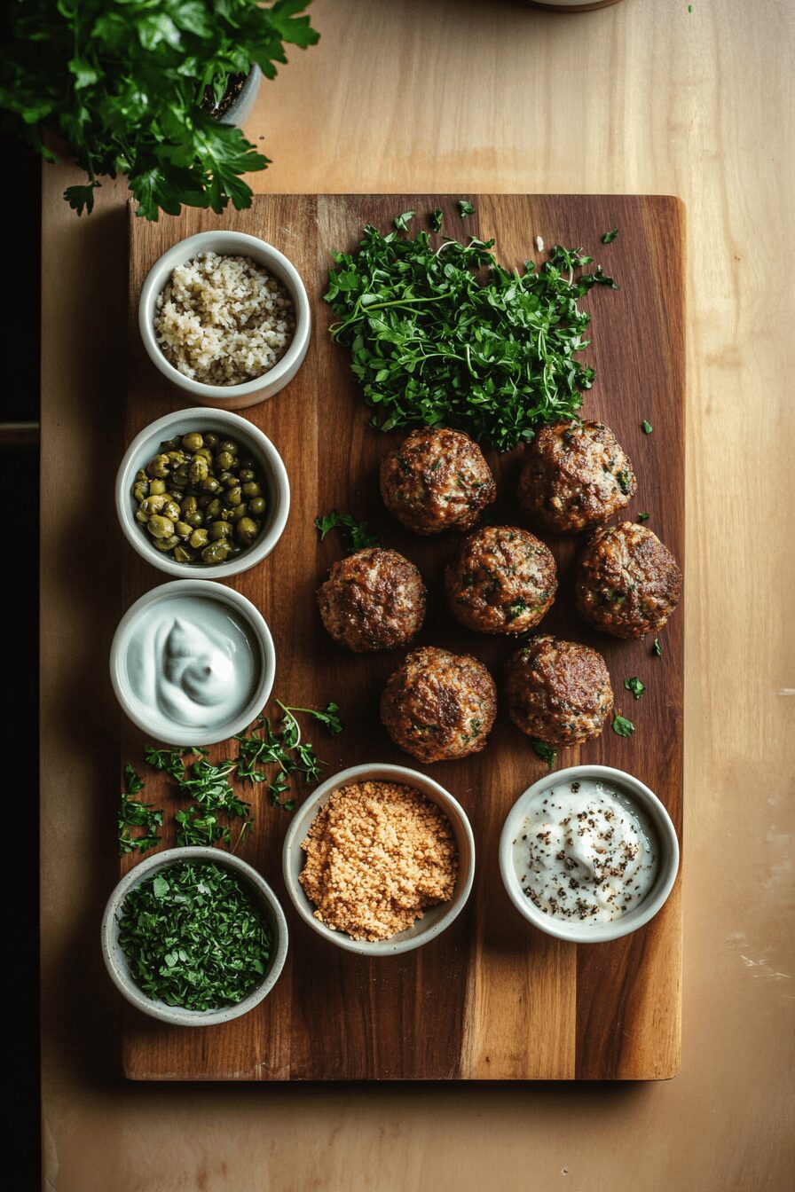 spiced lamb meatballs