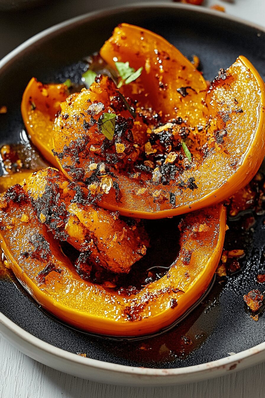 spicy caramelized squash