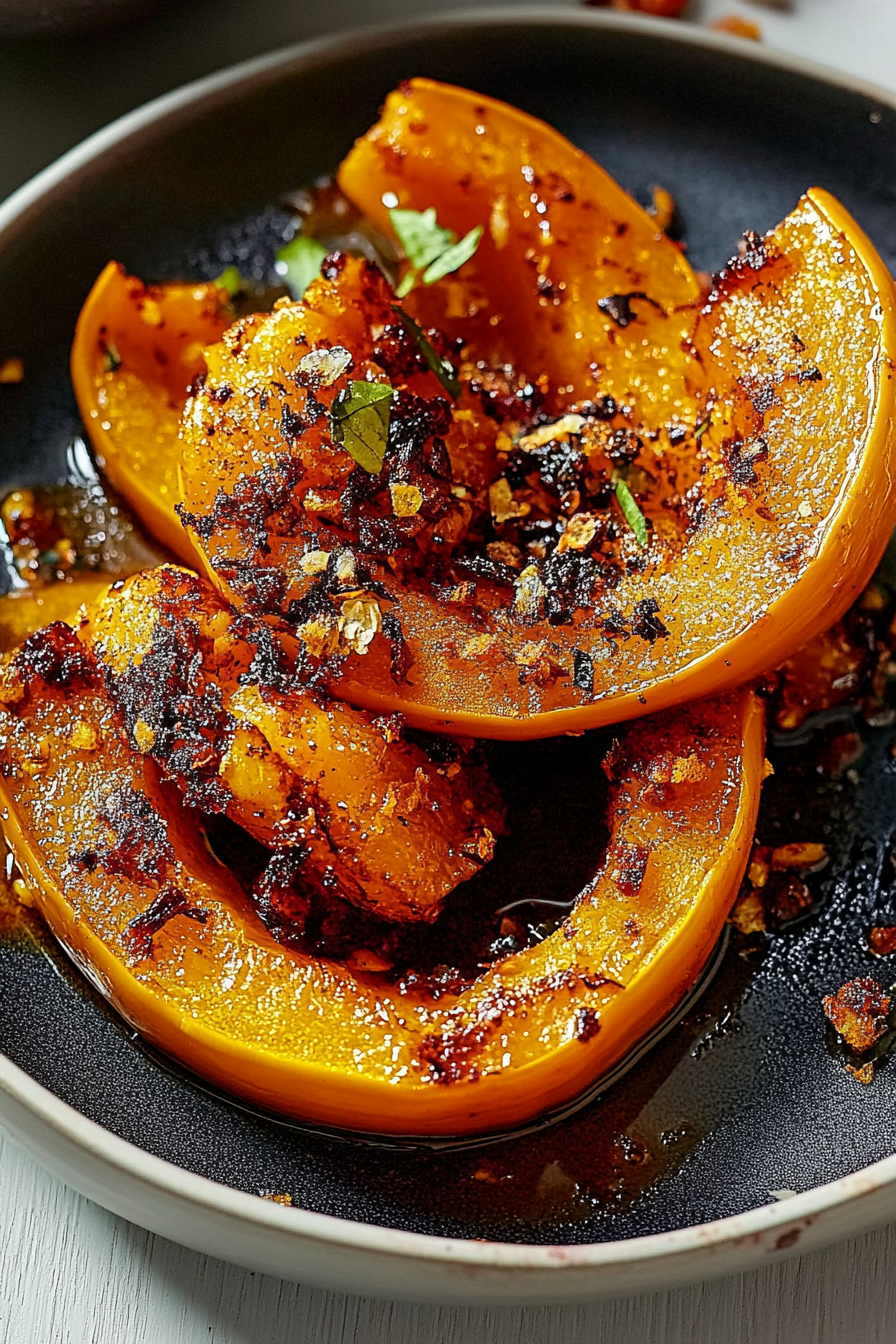 spicy caramelized squash