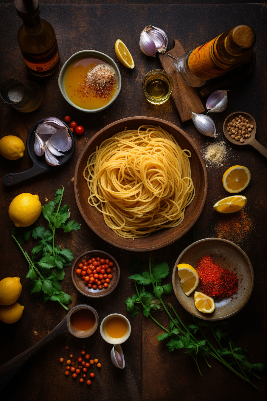 spicy shallot pasta