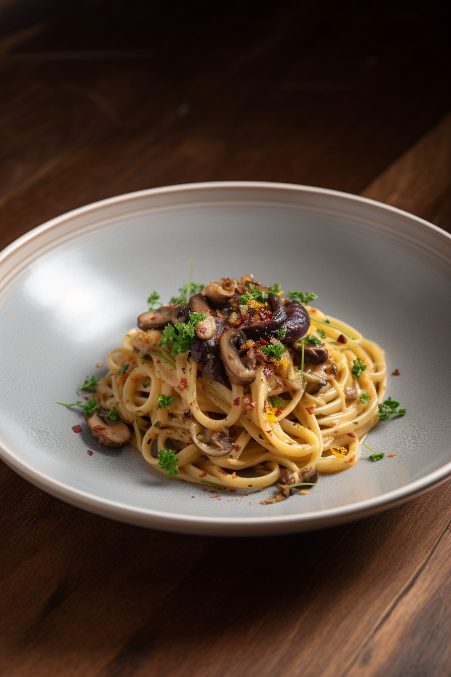 spicy shallot pasta