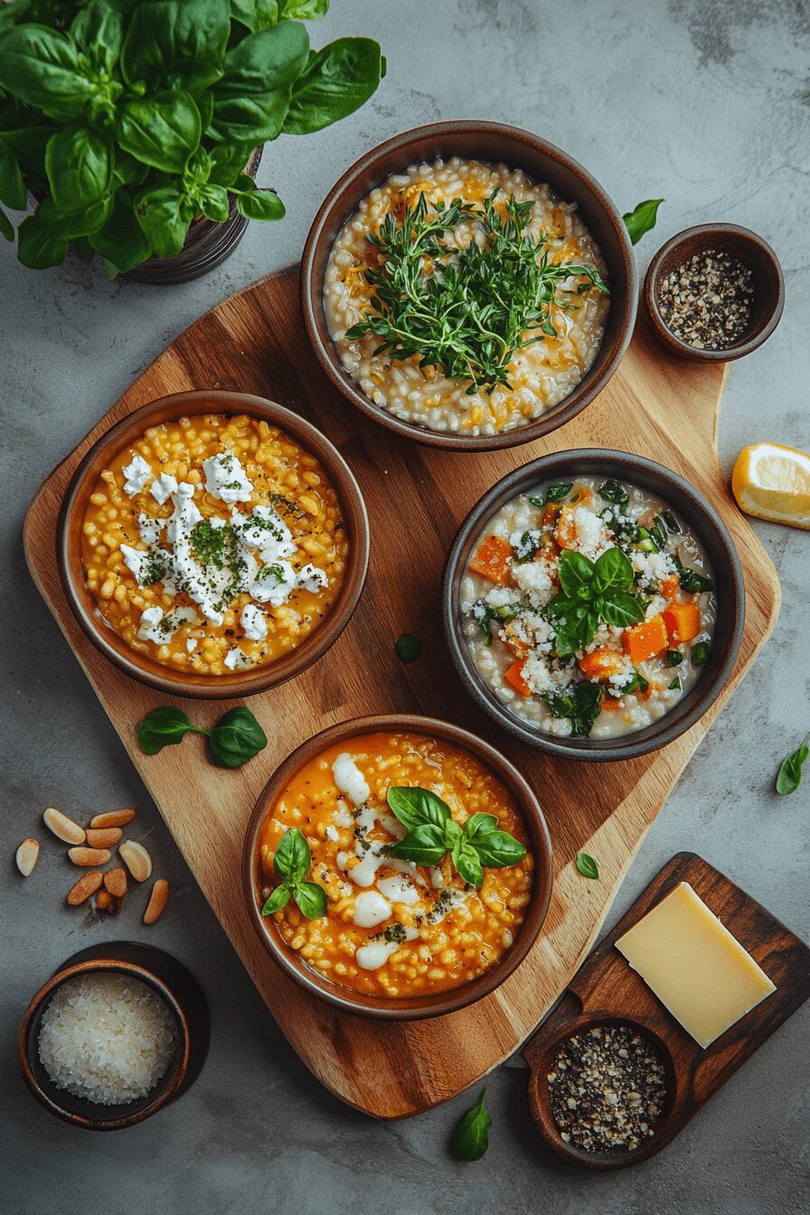 squash blossom risotto