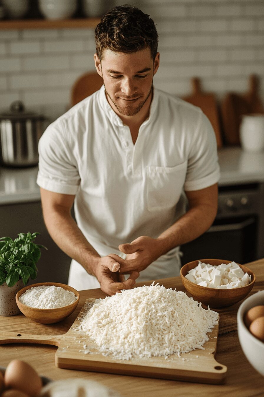 triple coconut loaf cake