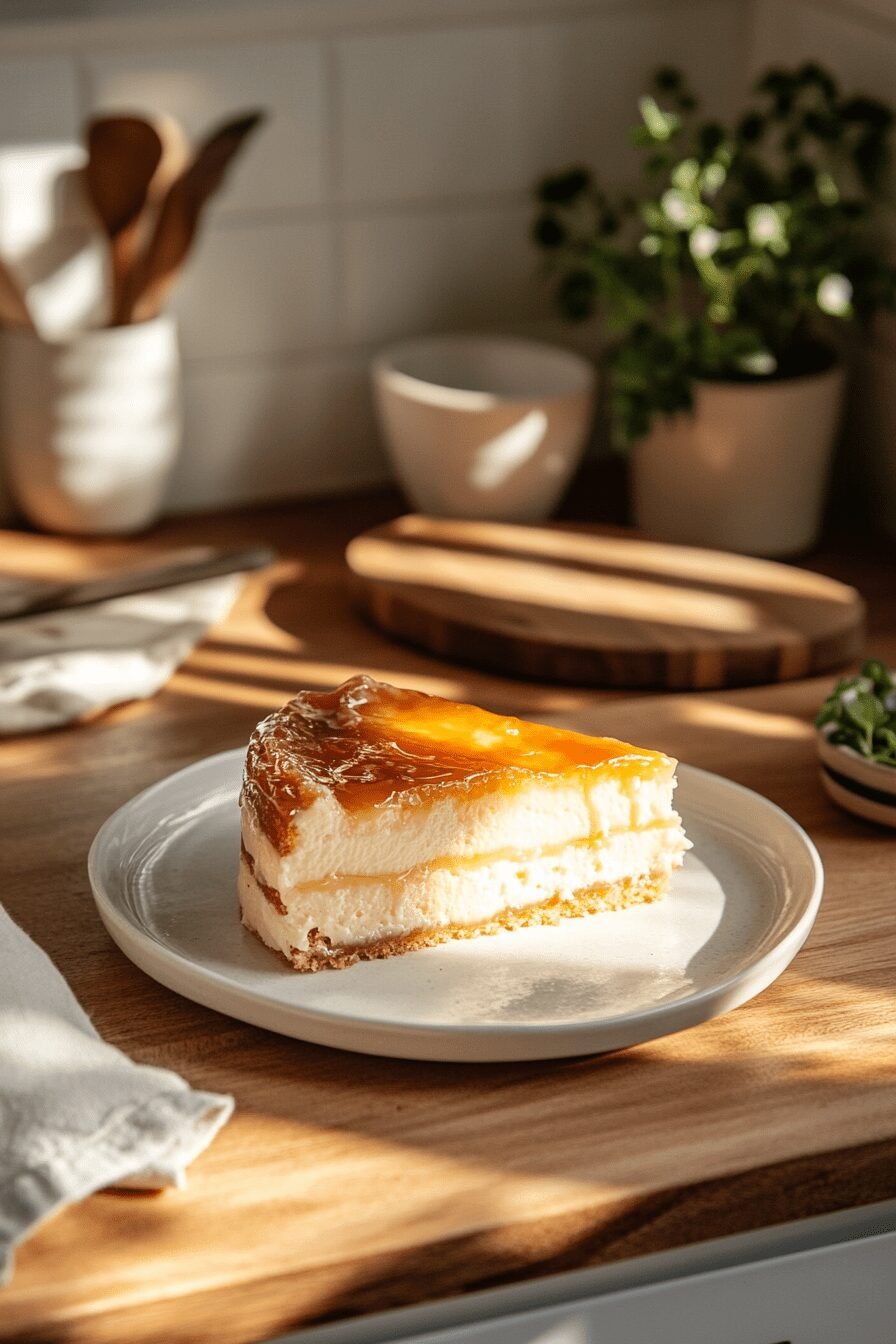 vanilla creme brulee cake