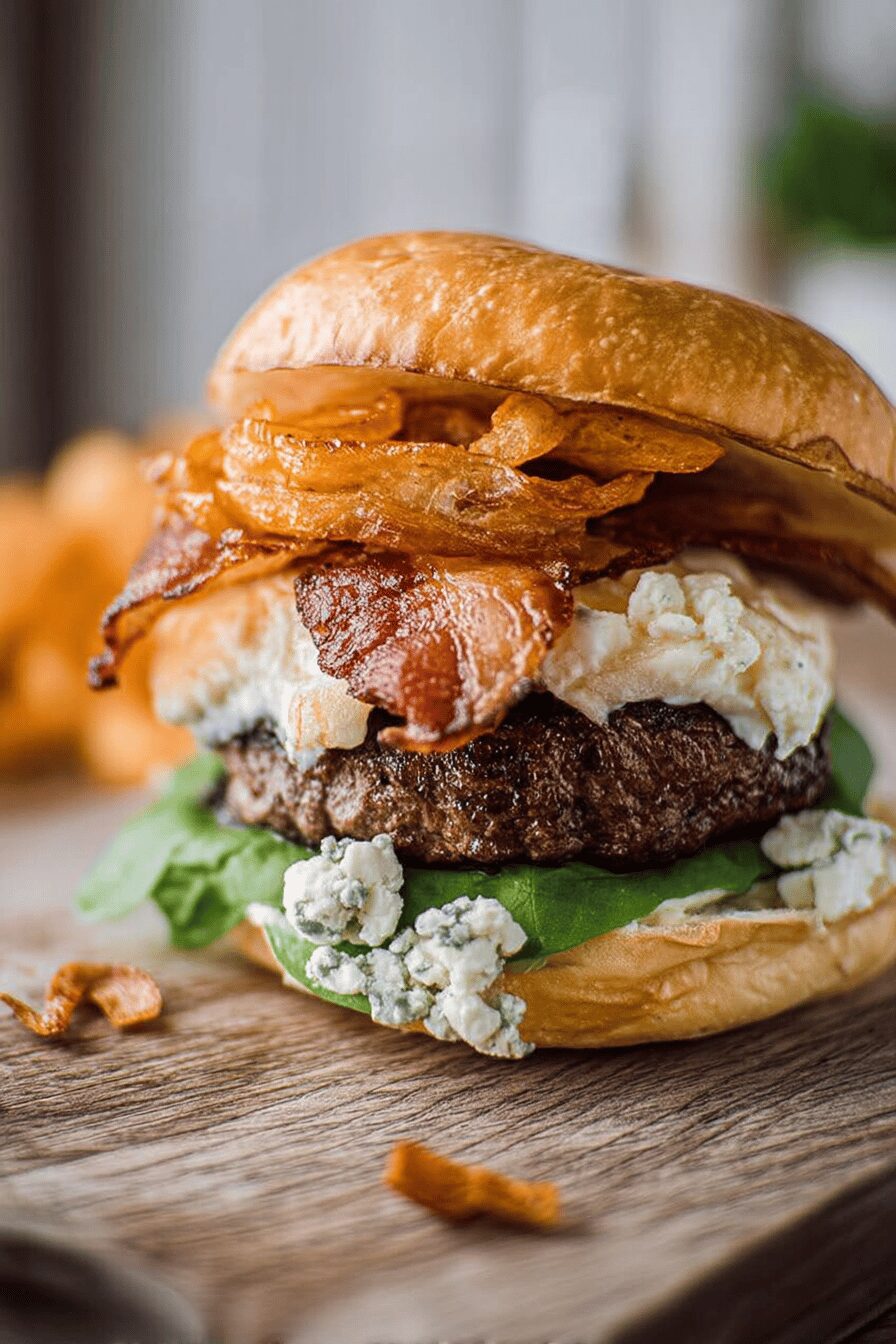 bacon and goat cheese aioli burger