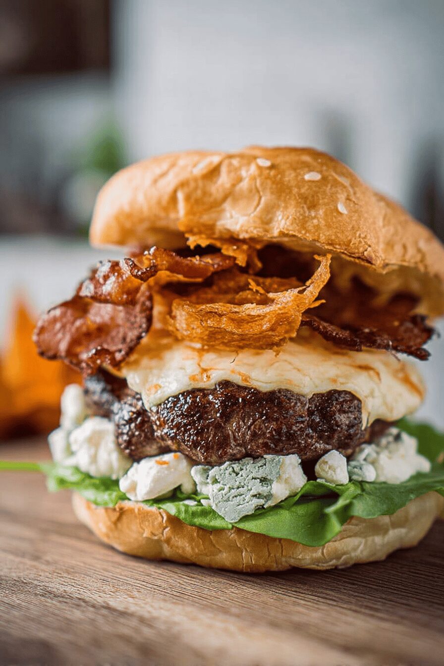 bacon and goat cheese aioli burger