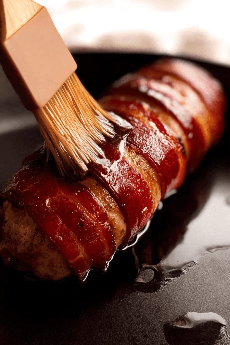 bacon wrapped pork tenderloin