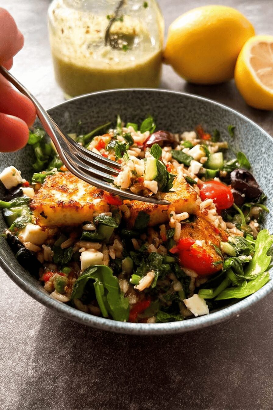 brown rice salad