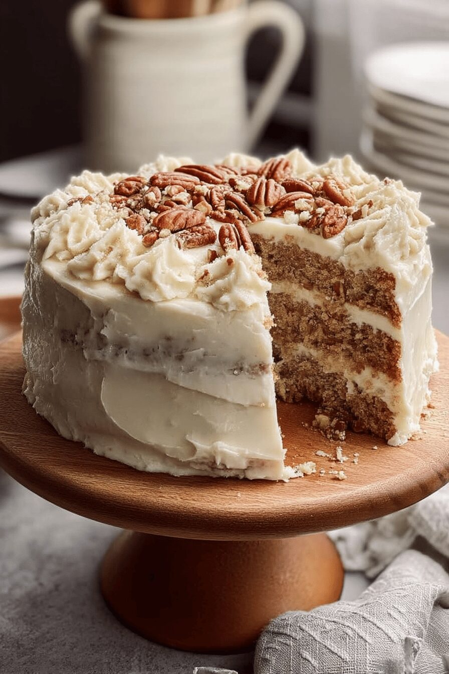 butter pecan layer cake
