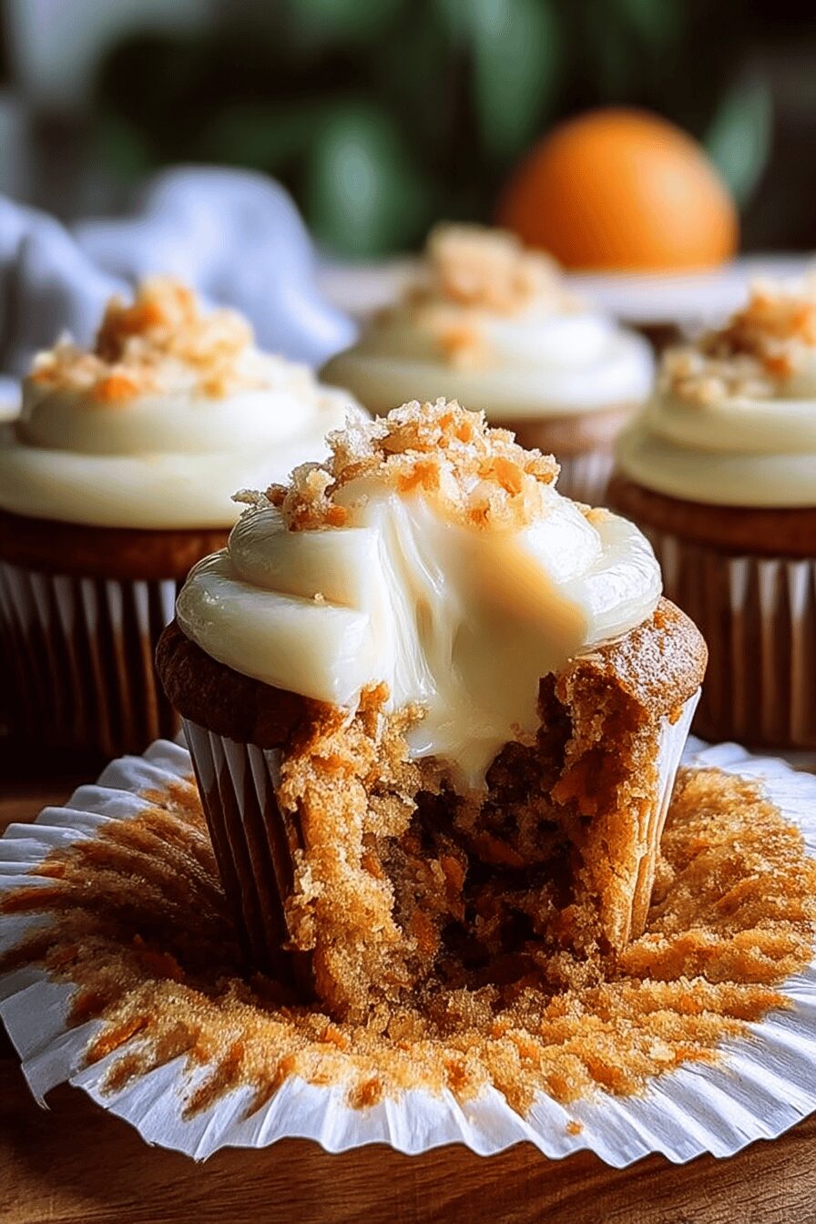 carrot cream cheese cupcakes