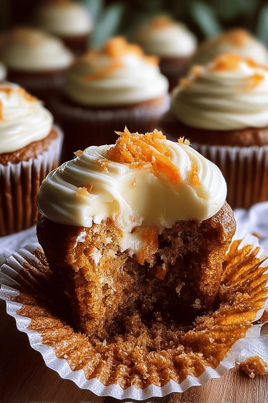 carrot cream cheese cupcakes