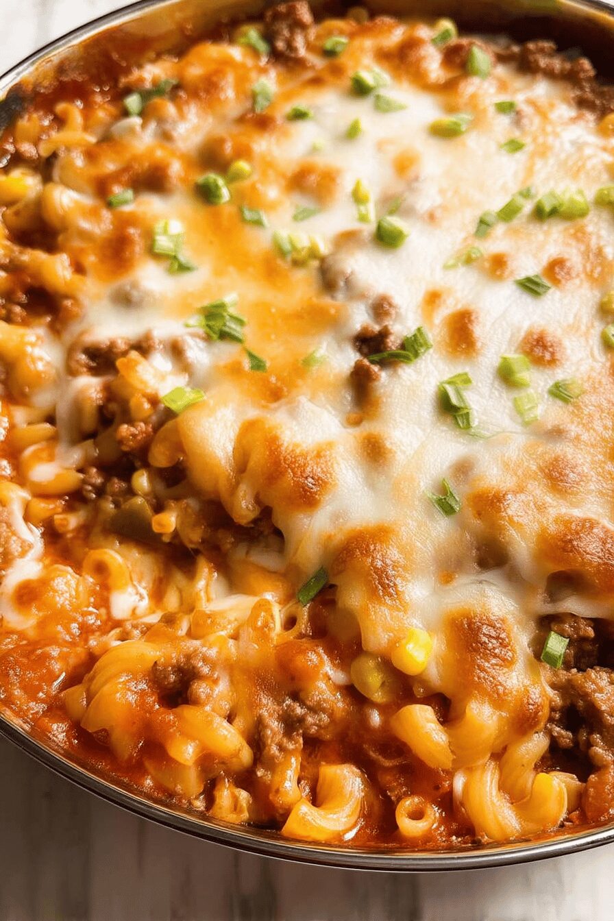 cheeseburger casserole