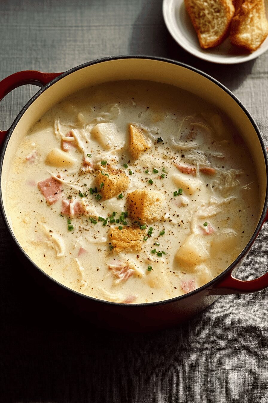 chicken cordon bleu soup