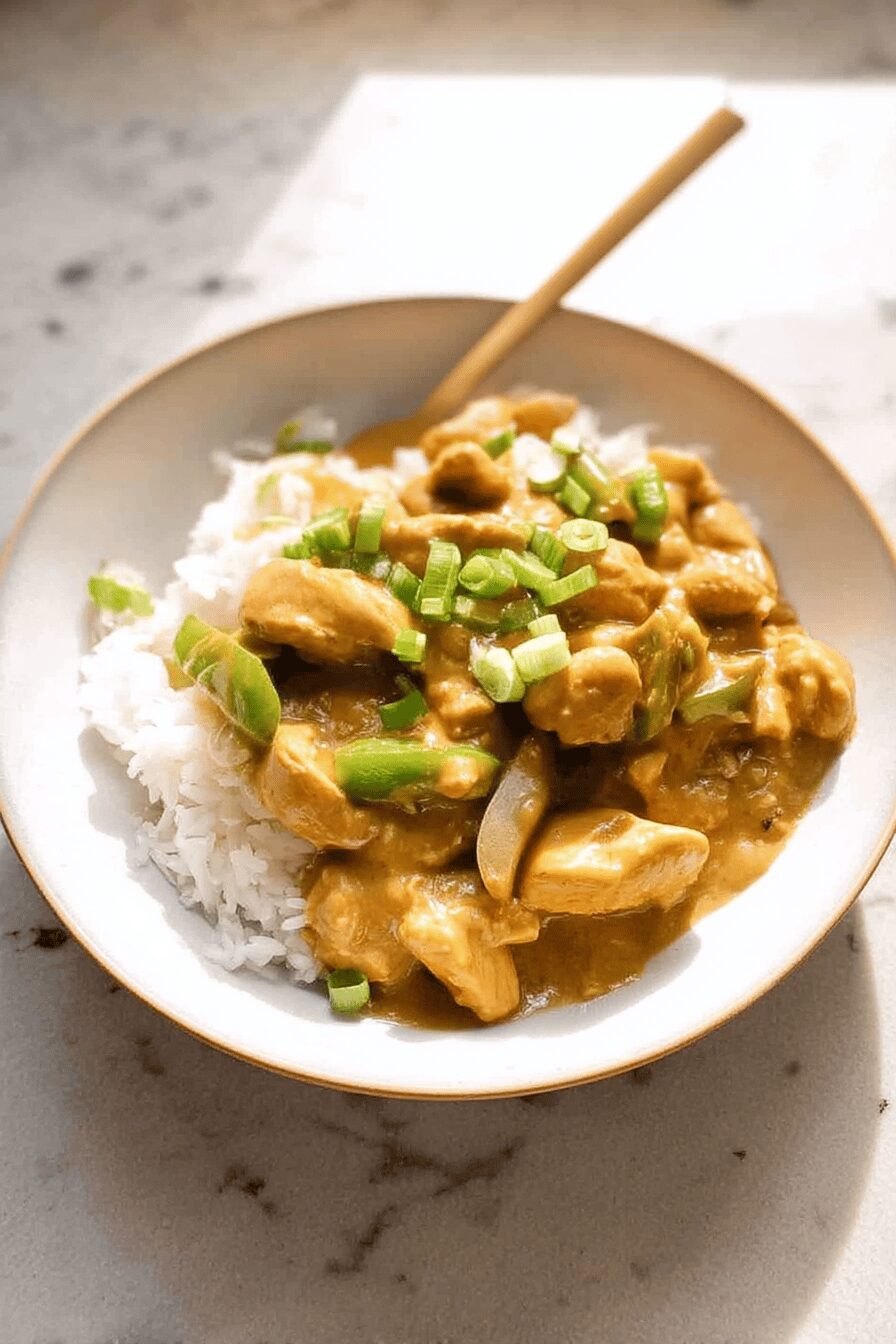 chinese satay chicken stir fry