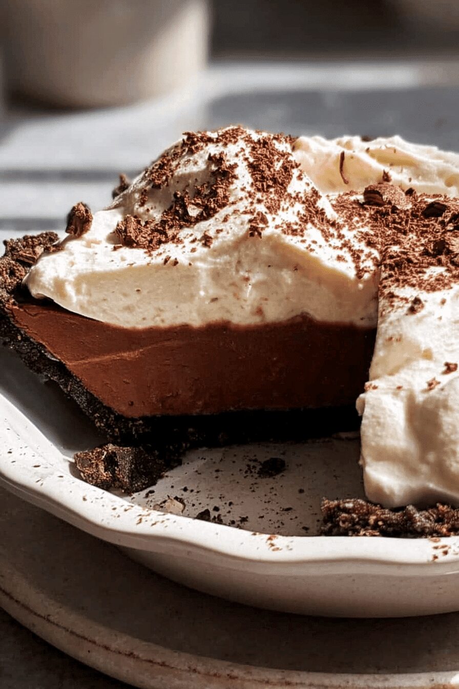 chocolate cream pie