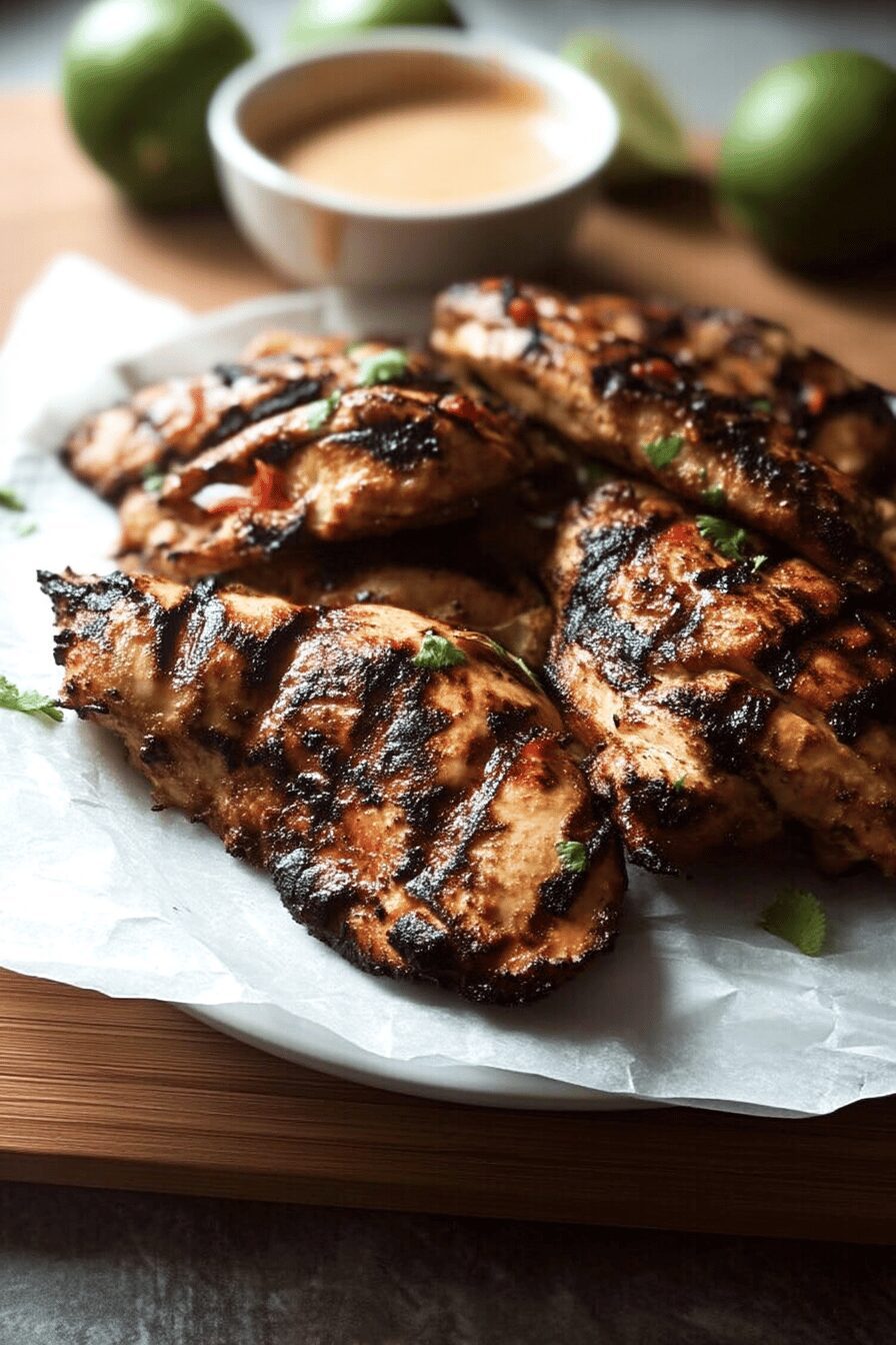 coconut marinated grilled chicken