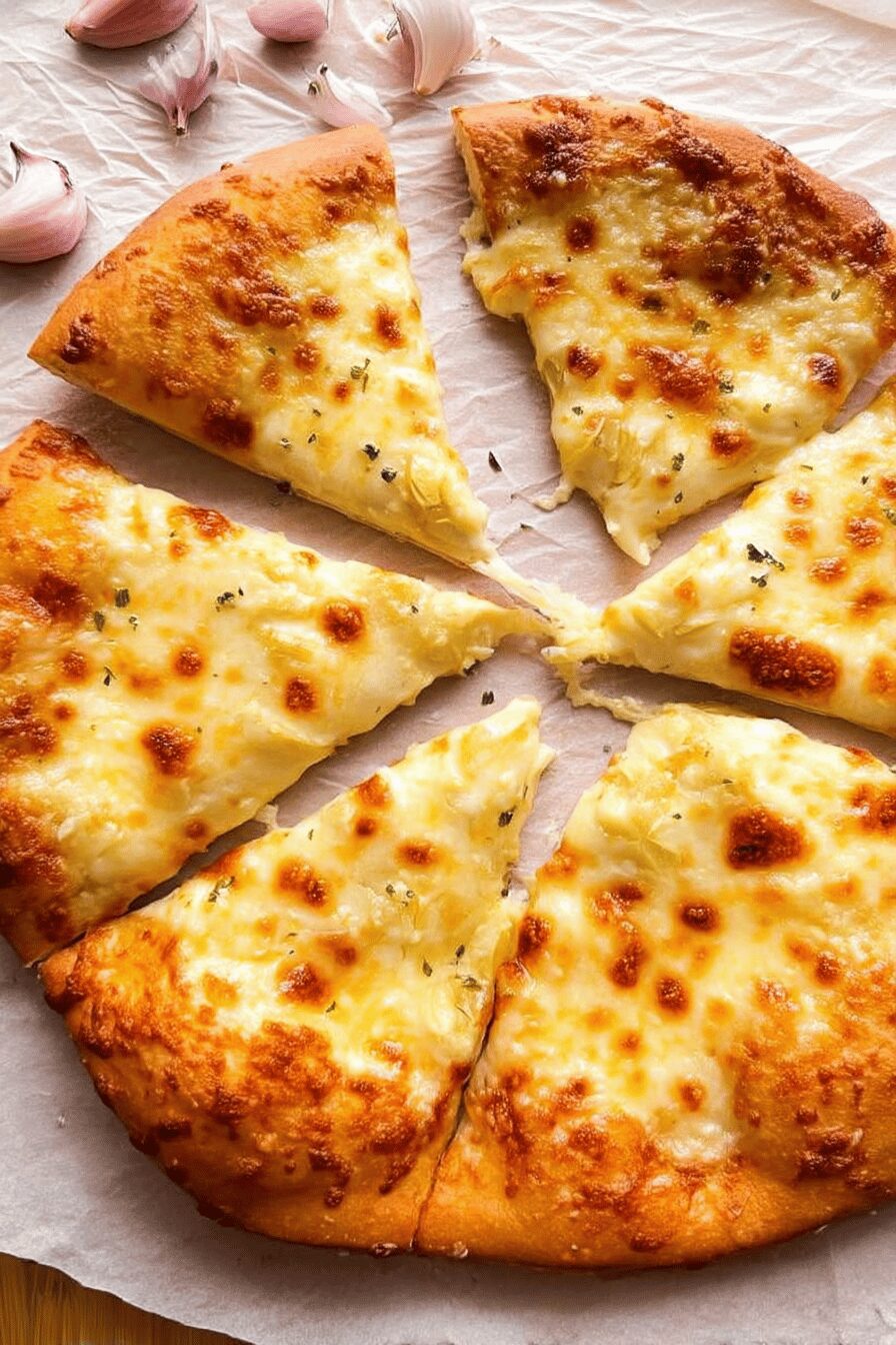 garlic cheese pizza