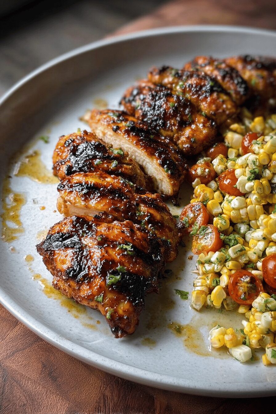 grilled hot honey chicken