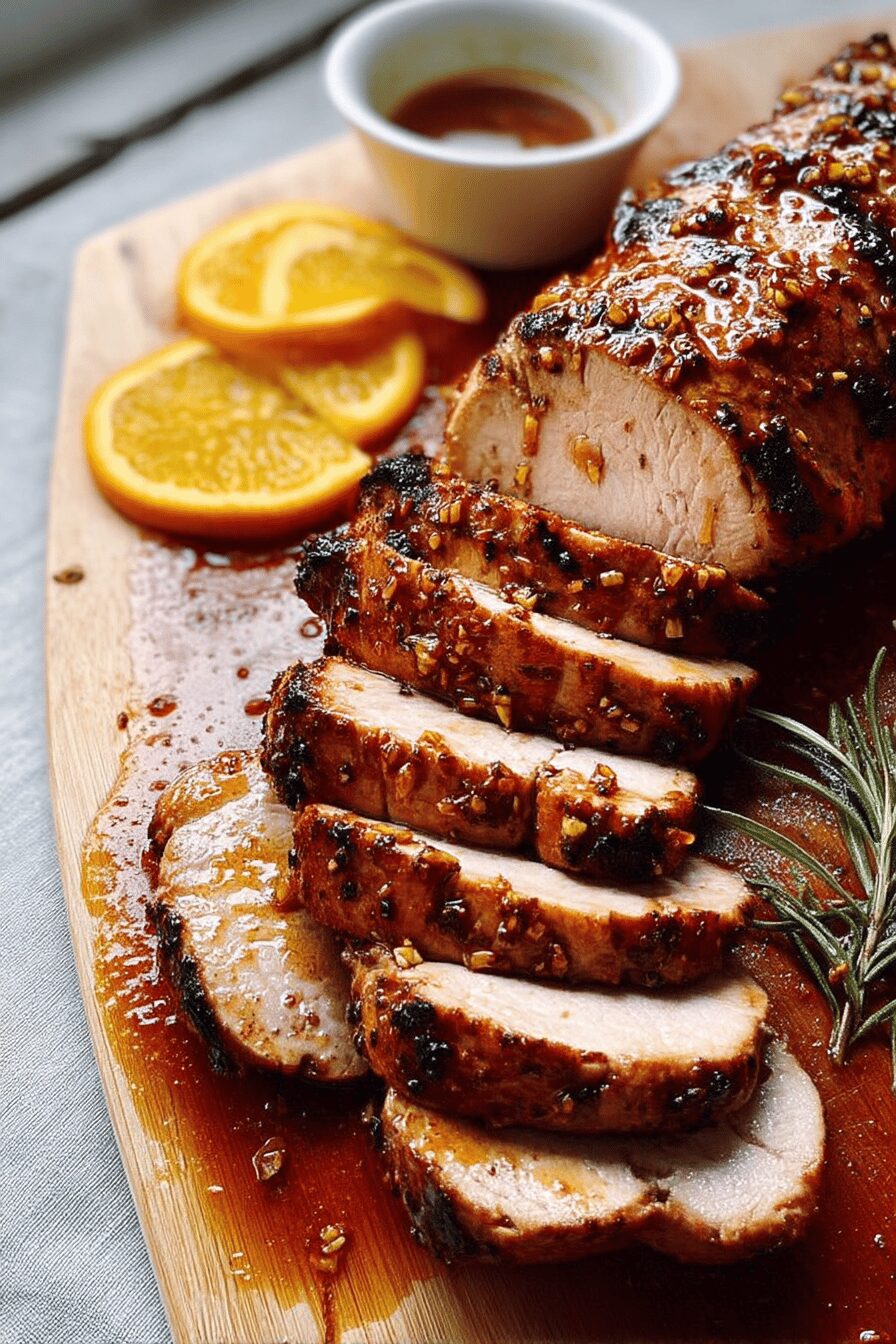 honey garlic pork tenderloin