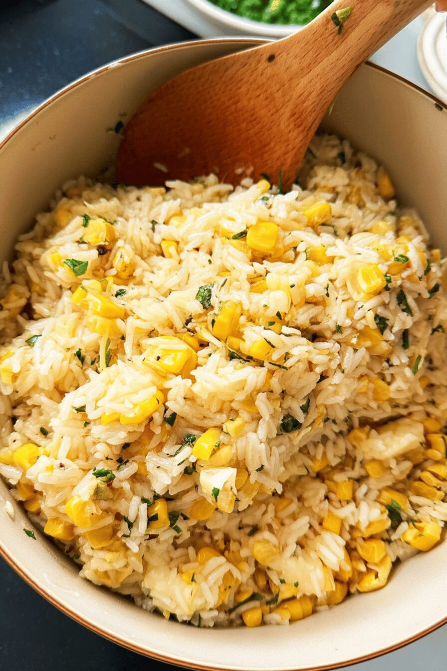 hot buttered corn rice