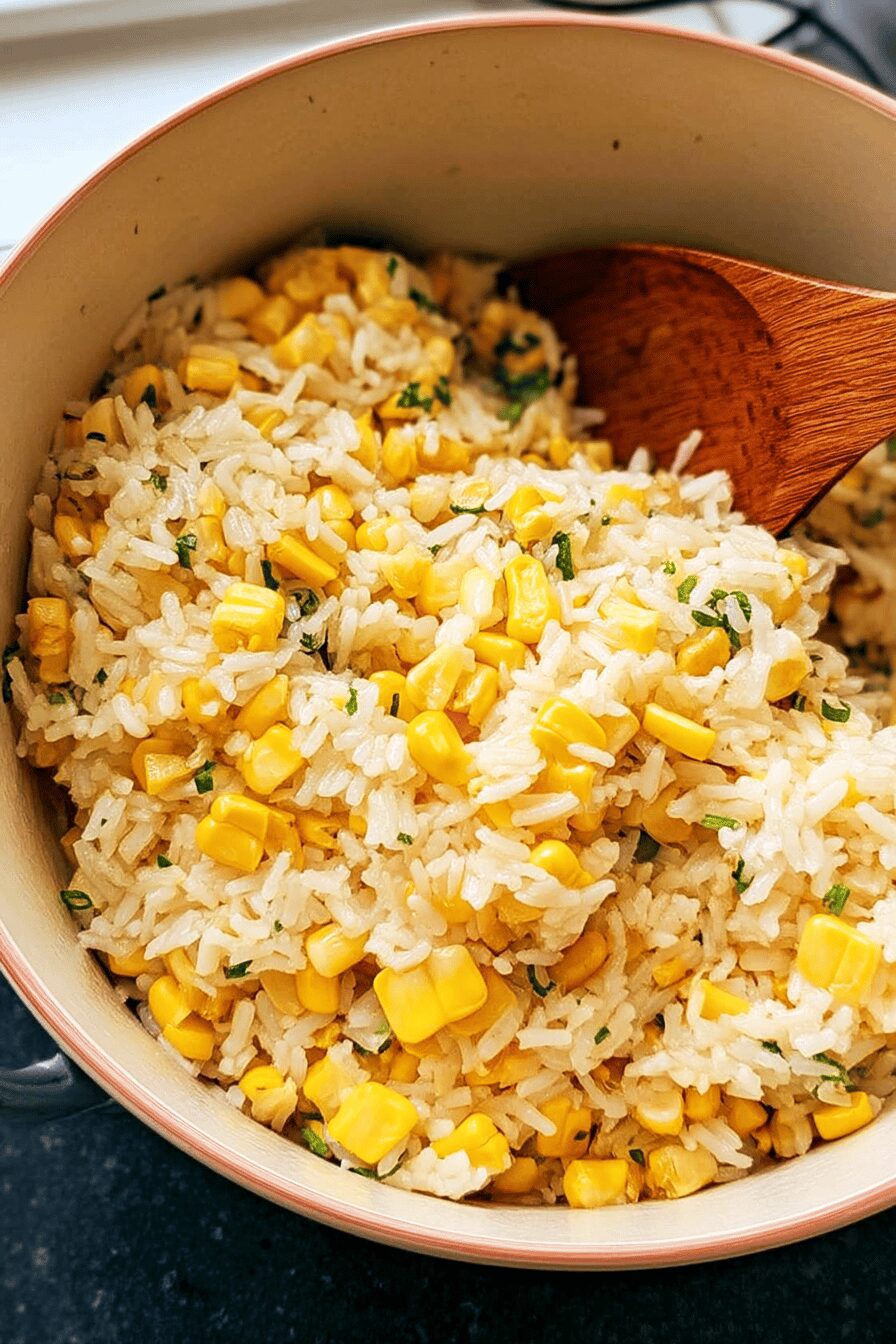 hot buttered corn rice