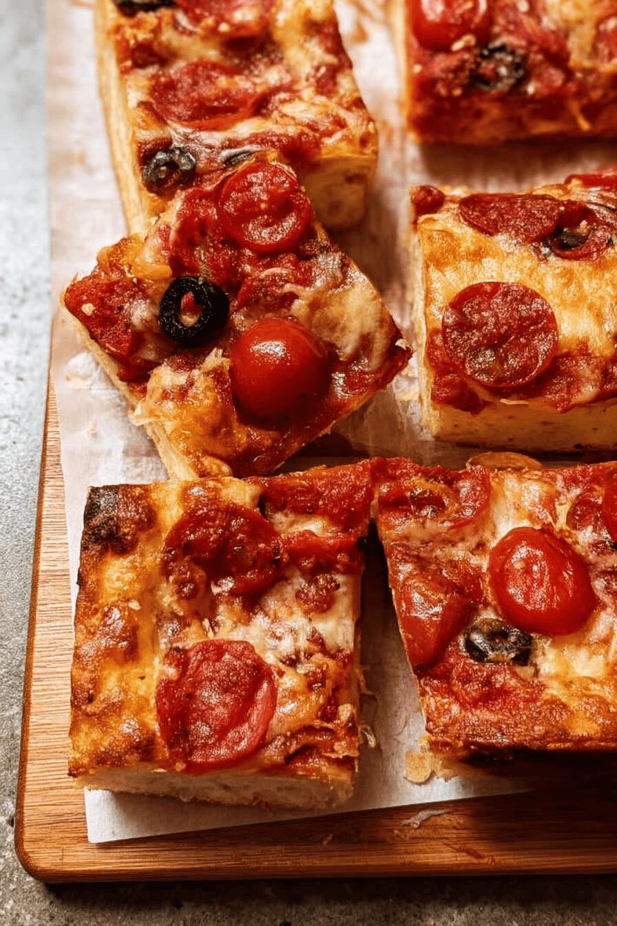 lunchbox pizza bread