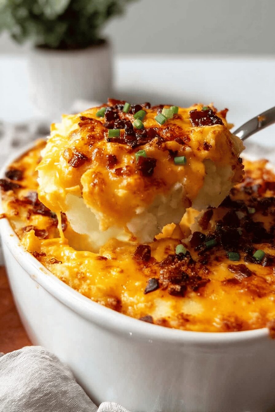 make ahead mashed potato casserole