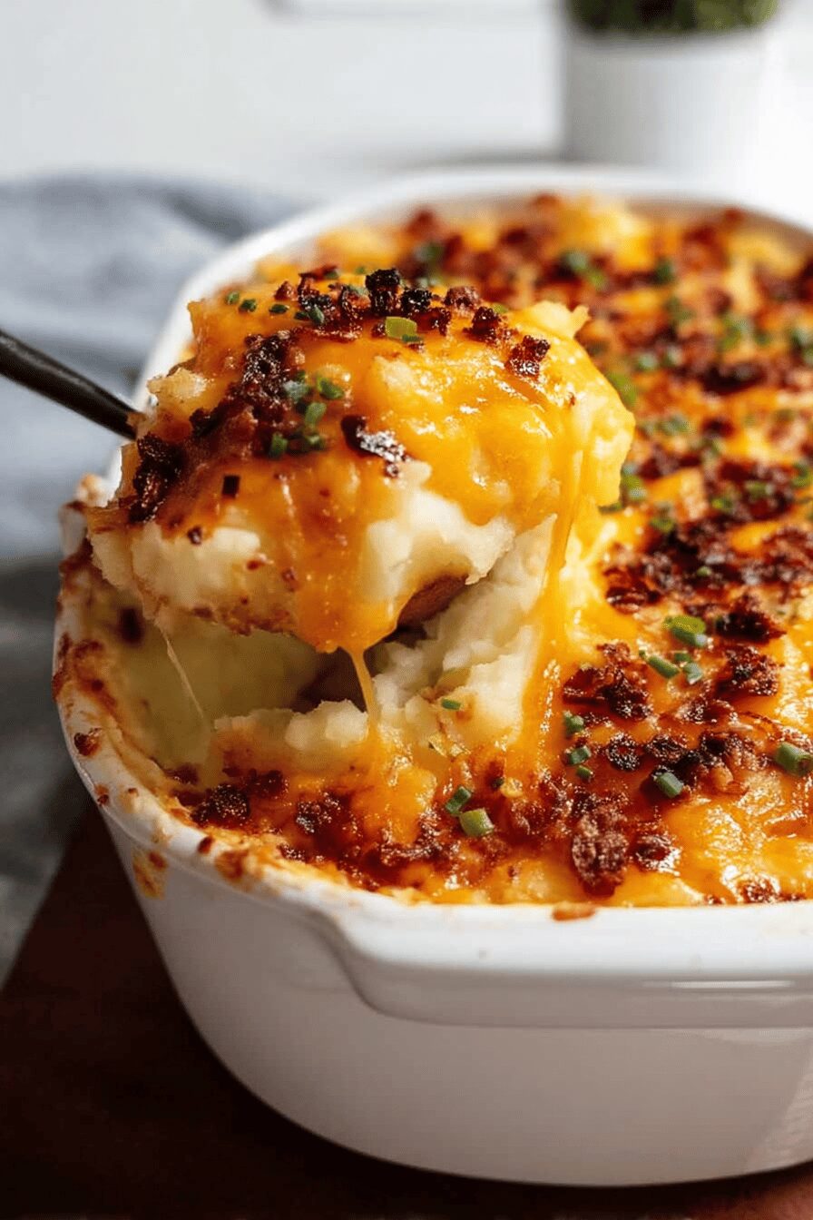 make ahead mashed potato casserole