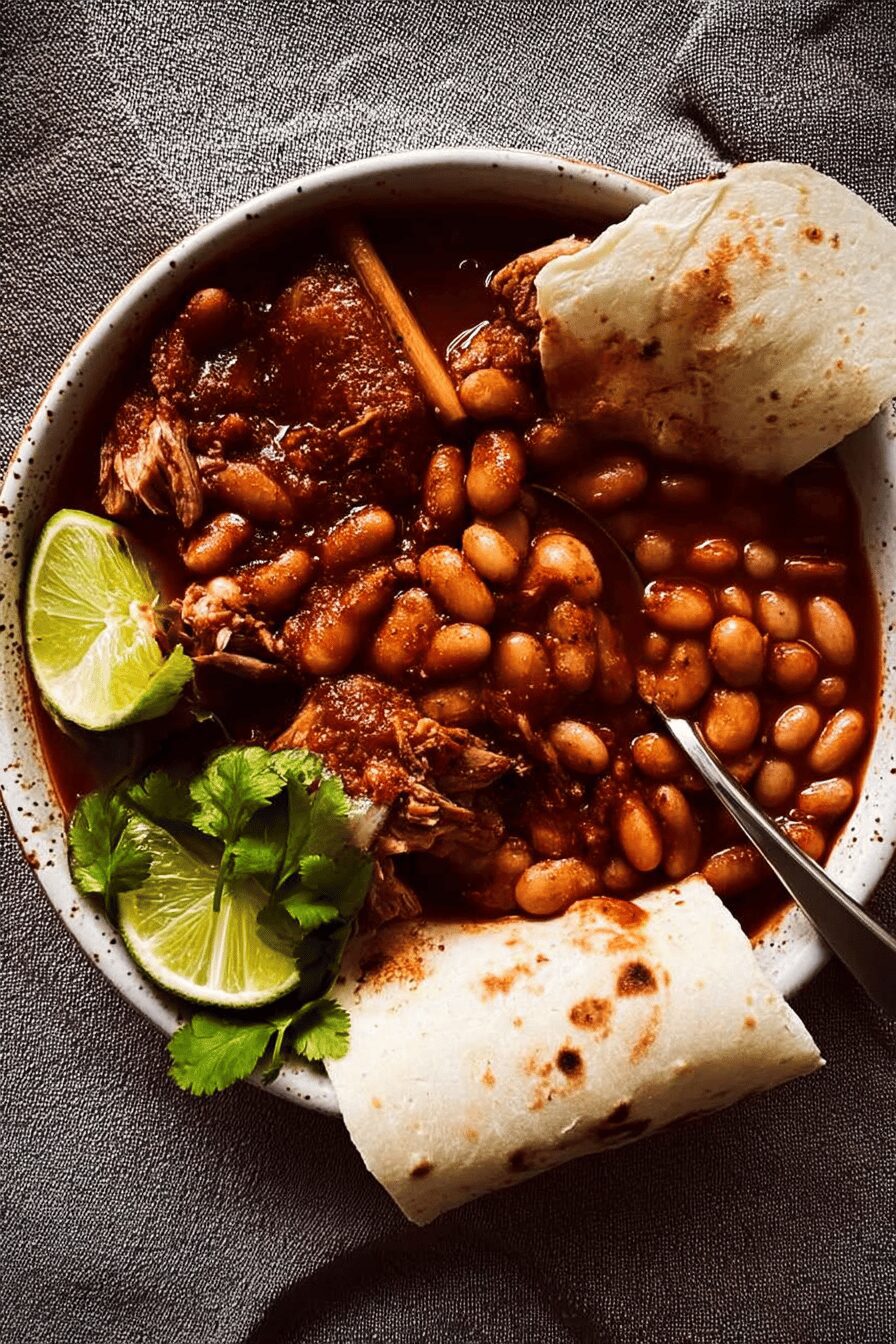 mexican chipotle pork beans