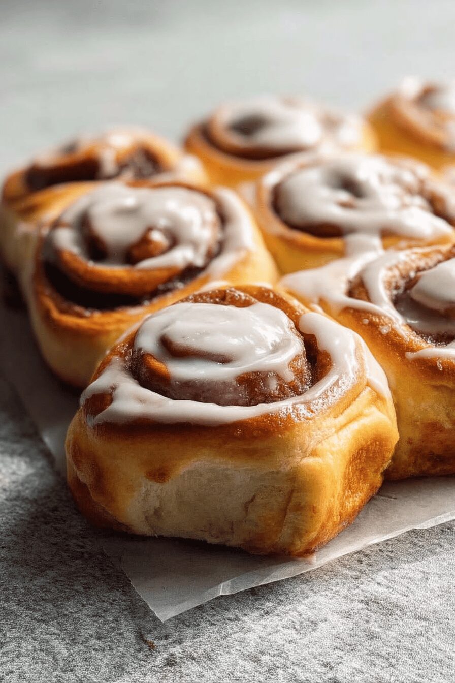 no knead cinnamon rolls