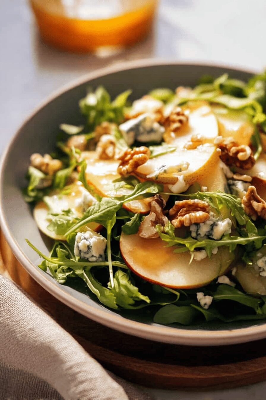 pear salad with blue cheese