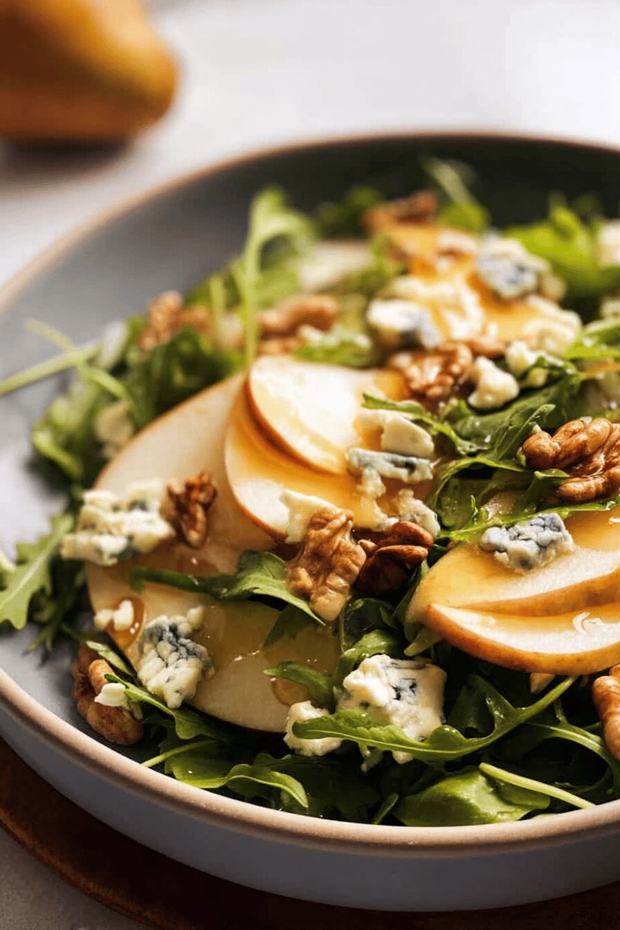 pear salad with blue cheese