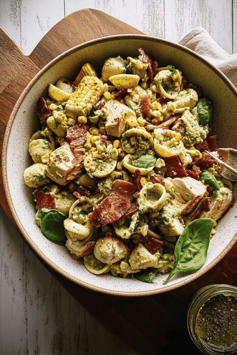 pesto chicken corn avocado bacon pasta salad 2.png