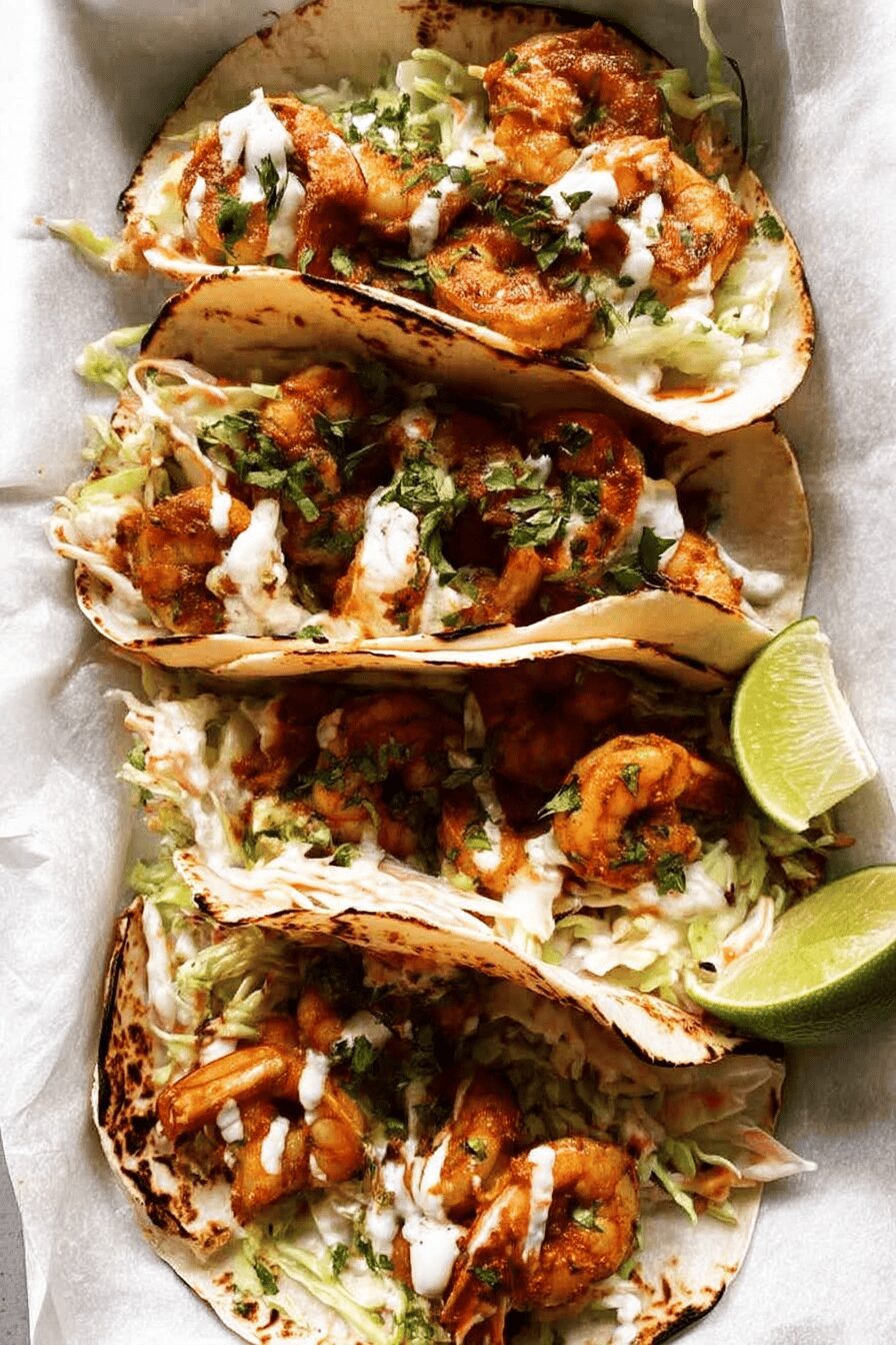 prawn tacos