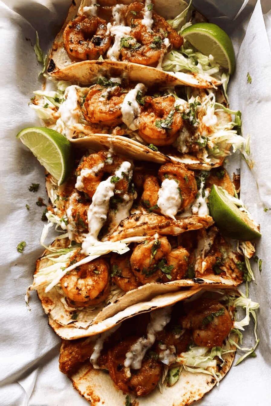 prawn tacos