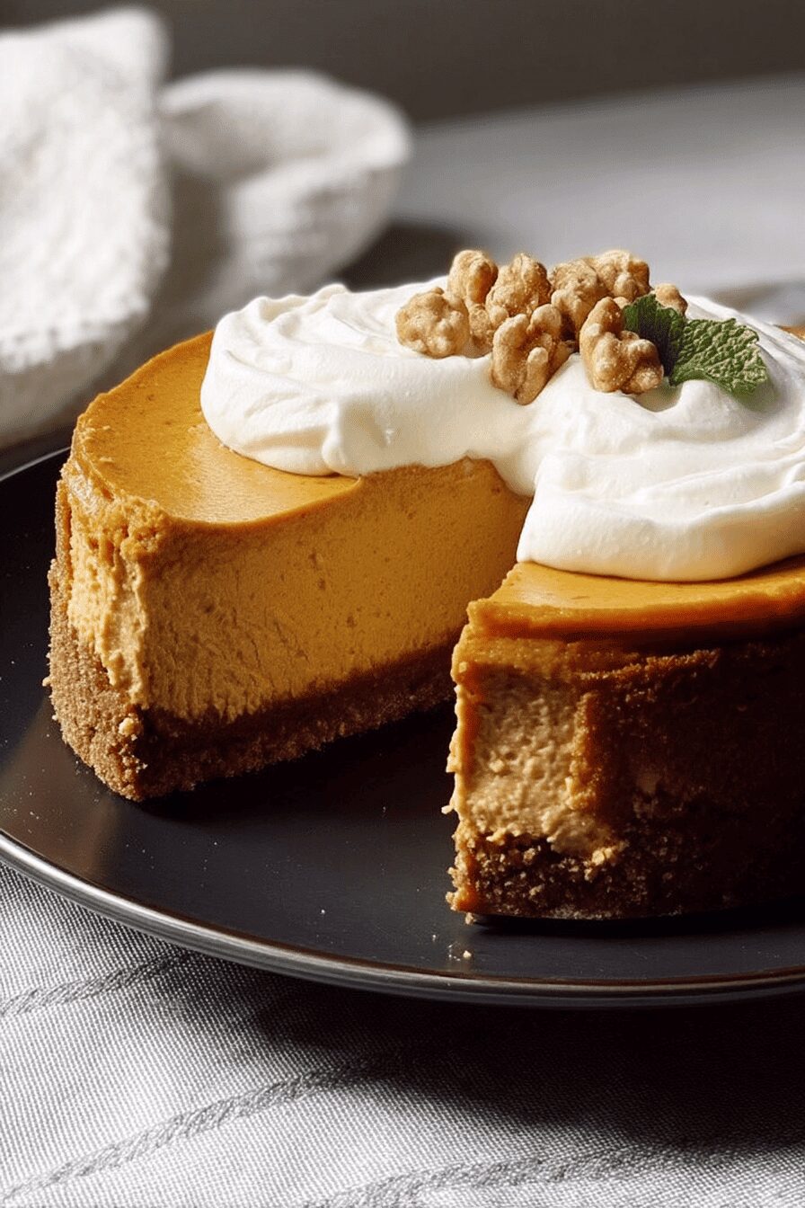 pumpkin cheesecake