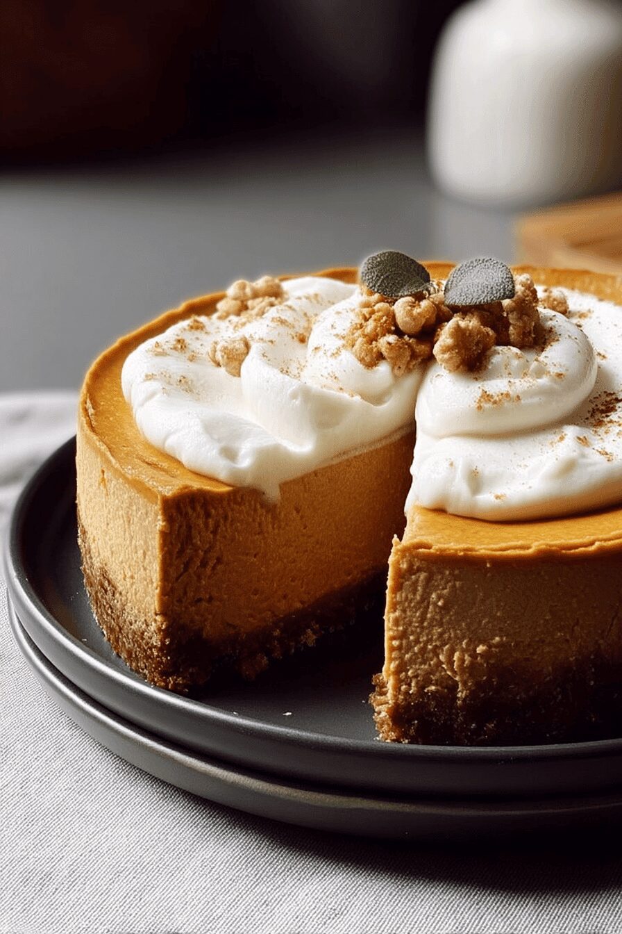 pumpkin cheesecake