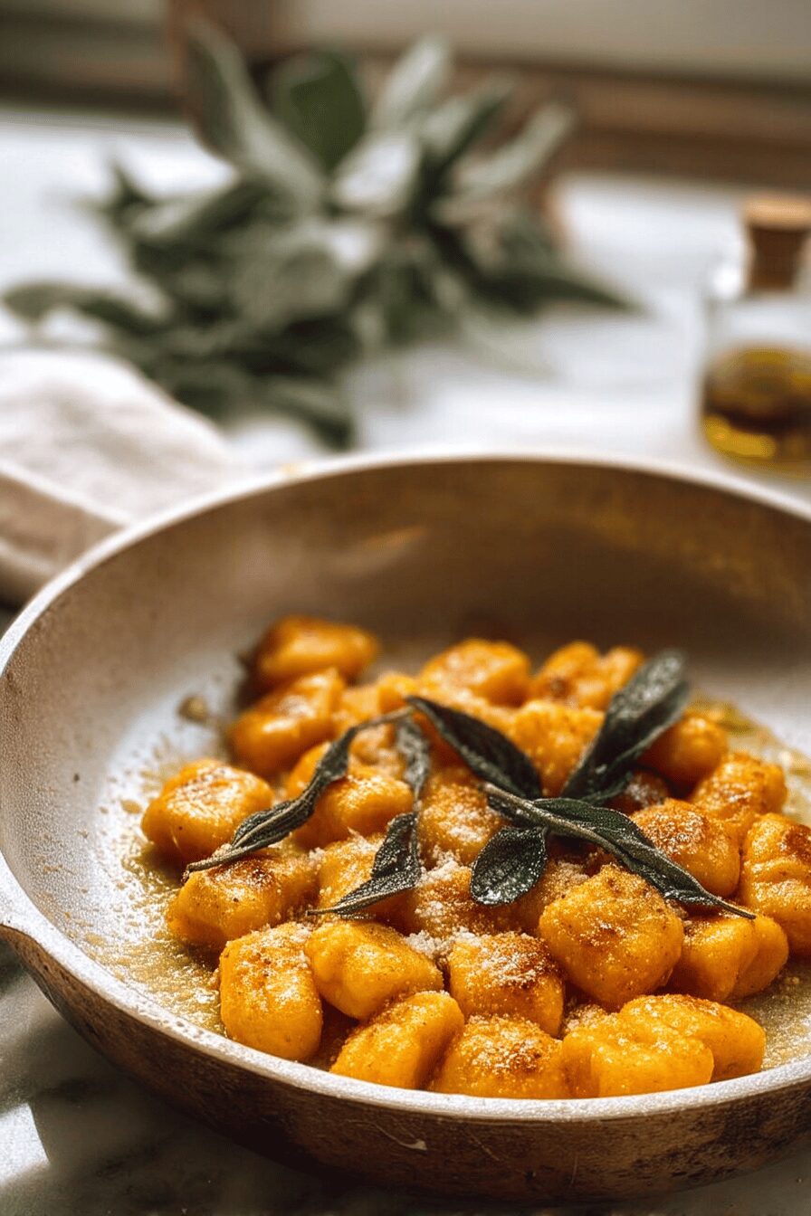 pumpkin ricotta gnocchi
