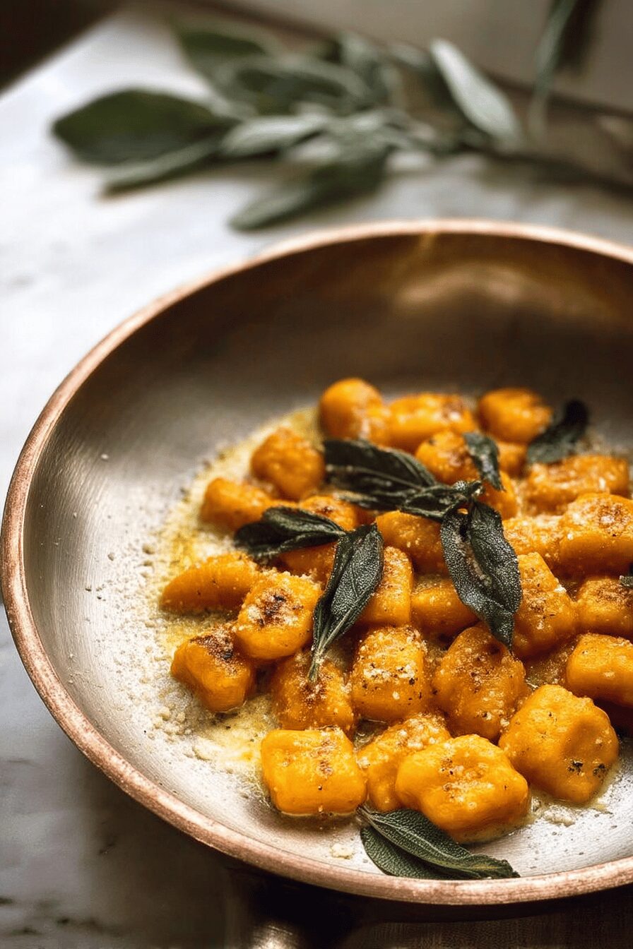 pumpkin ricotta gnocchi