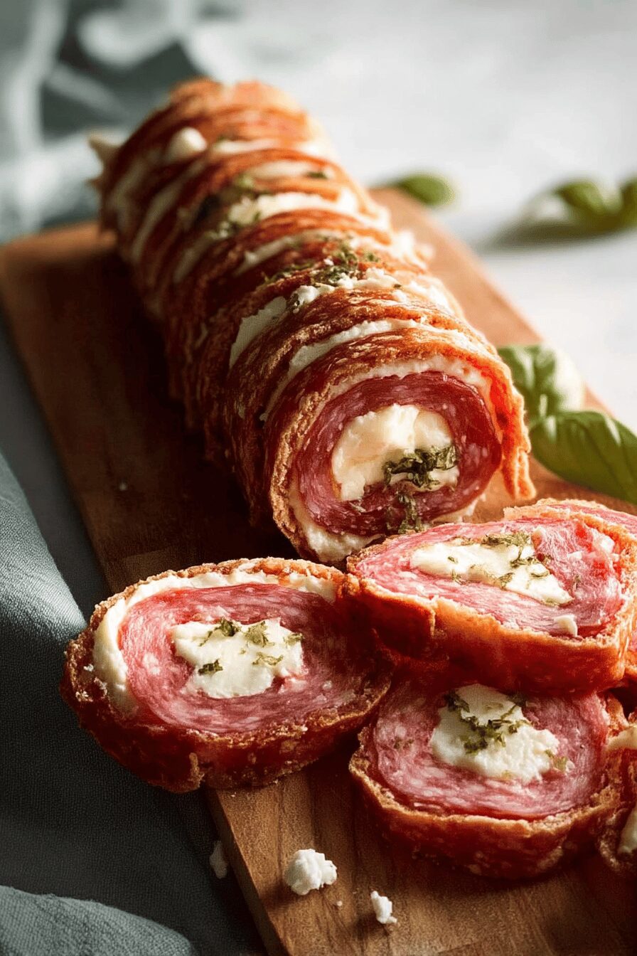 salami cream cheese roll ups