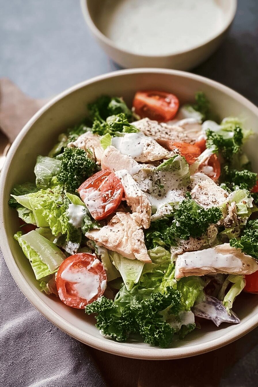 san francisco chicken salad yoghurt ranch dressing